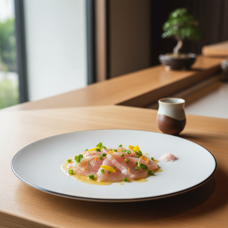 鯛のカルパッチョ