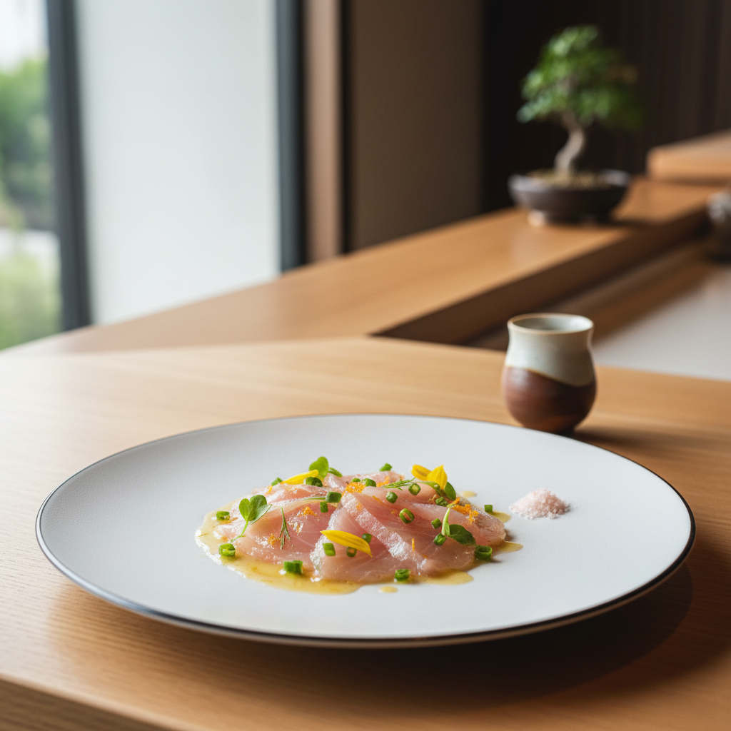 鯛のカルパッチョ