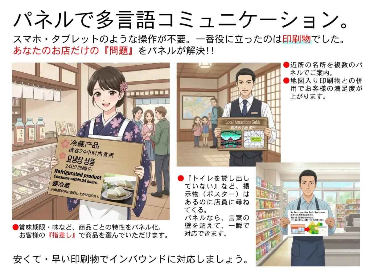 多言語ボードのご案内